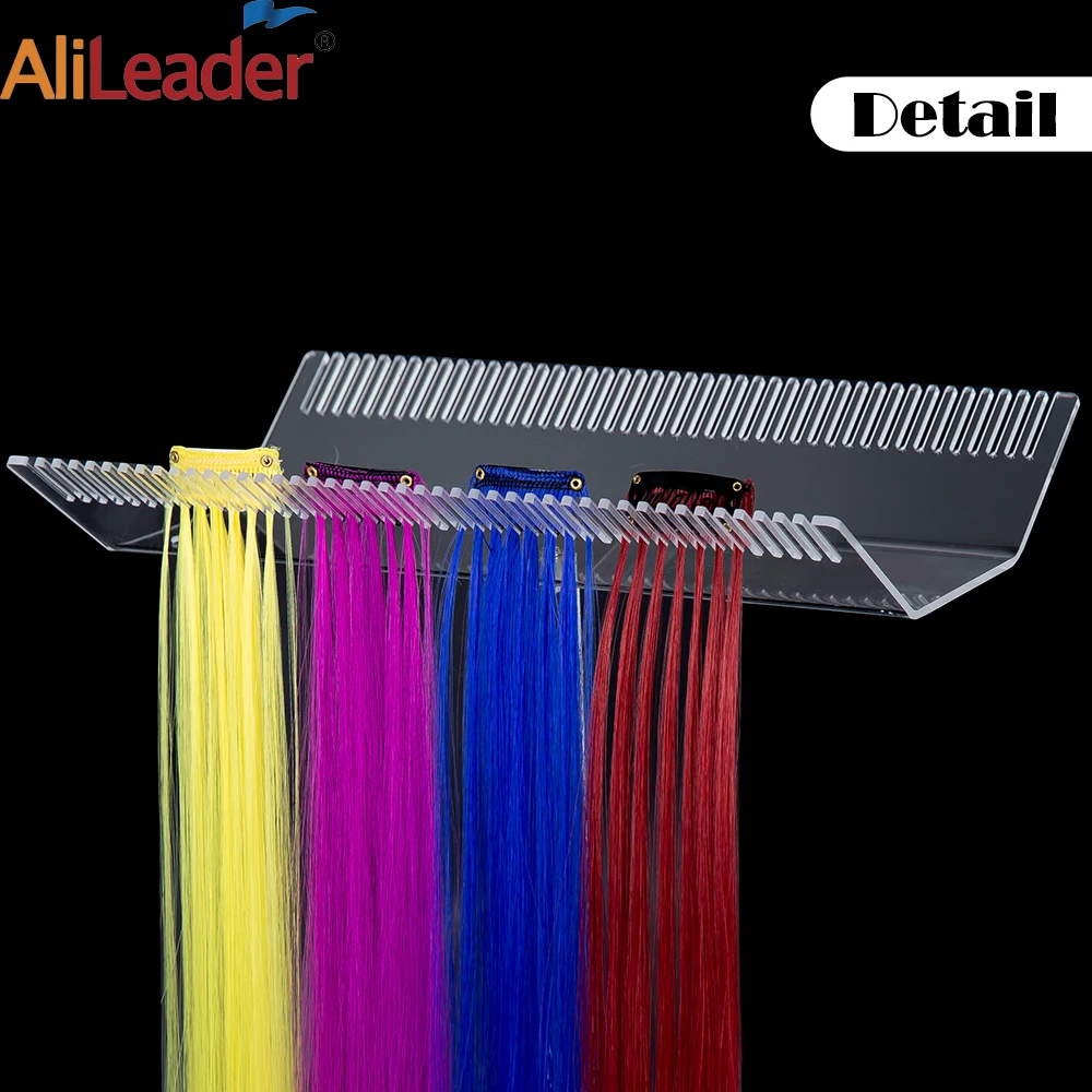 Hair Extension Holder Acrylic Hair Extension Holder For Braids Portable Extension Holder Wig Storage Rack Hair Extension Display