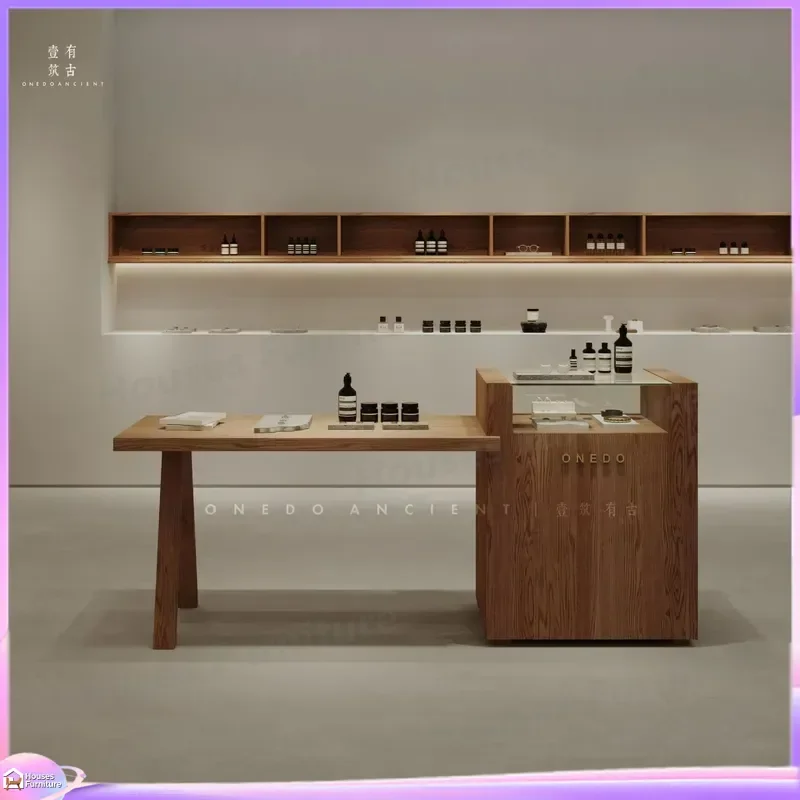 Solid Wood Shoe Cabinet Storage Organizer Entryway Bench with Shelves Modern Home Furniture Display Stand for Living Room