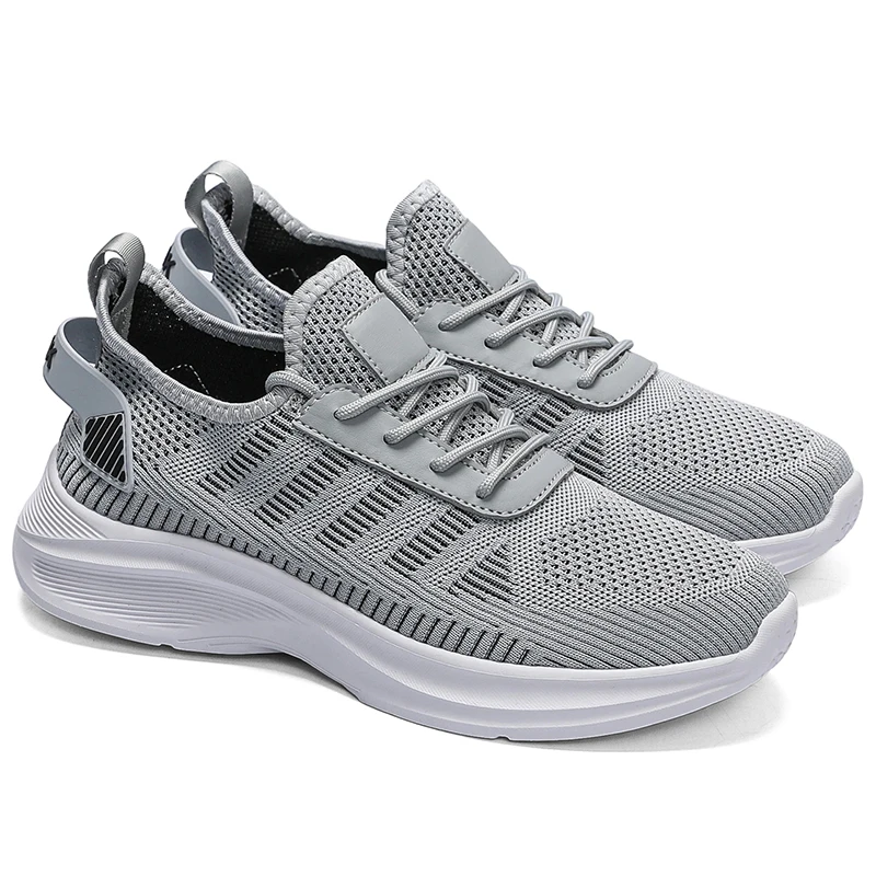 New Cushioning Running Shoes for Men Suitable Heavy Runners Lace Up Sports Women Non-slip Outdoor Athletic Male Sneakers