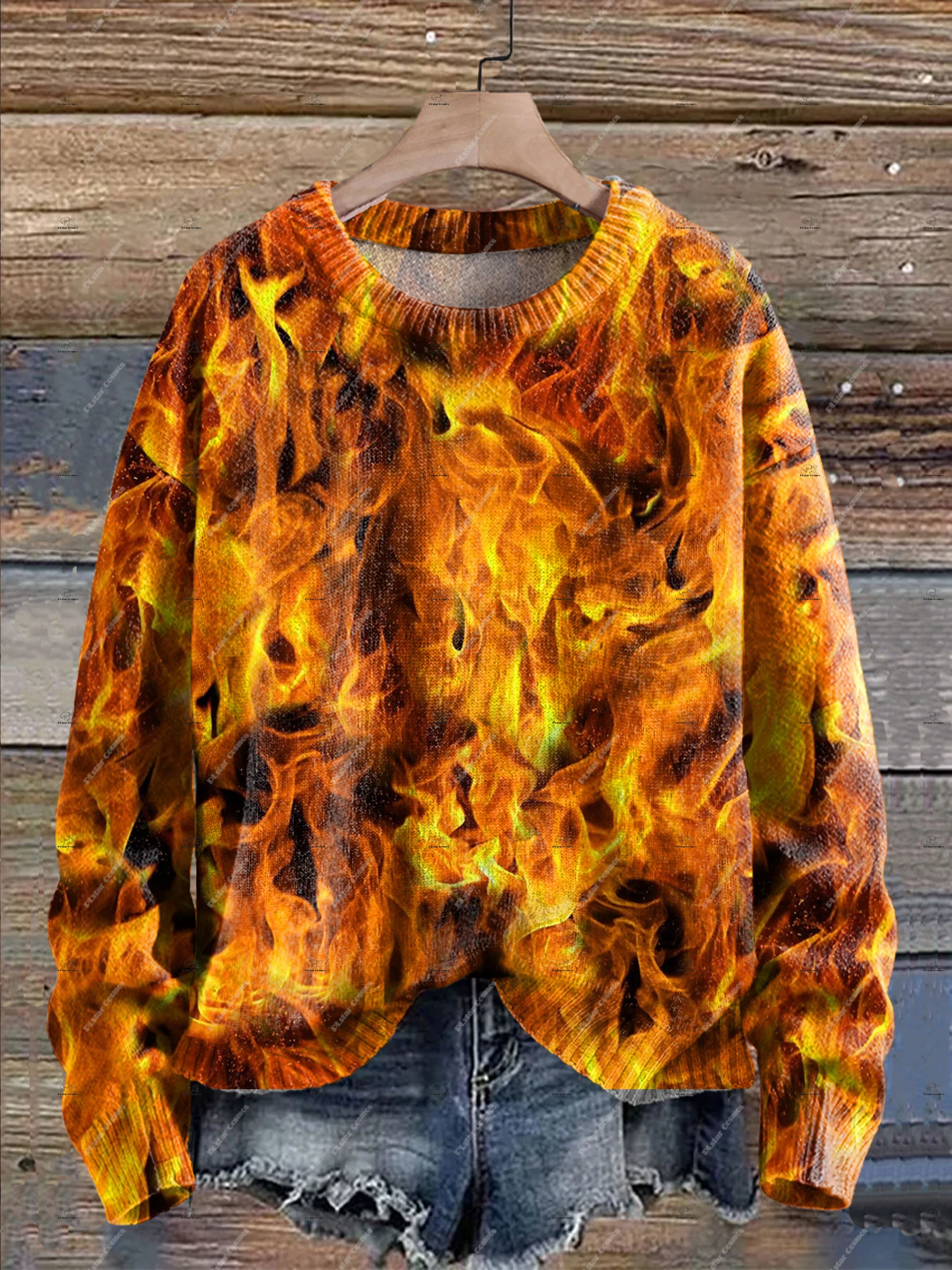 

Christmas Cartoon Mushroom Pet Skull Sweater Graffiti Retro Vintage 3DPrint Pullover Harajuku Casual Unisex Winter Streetwear A2