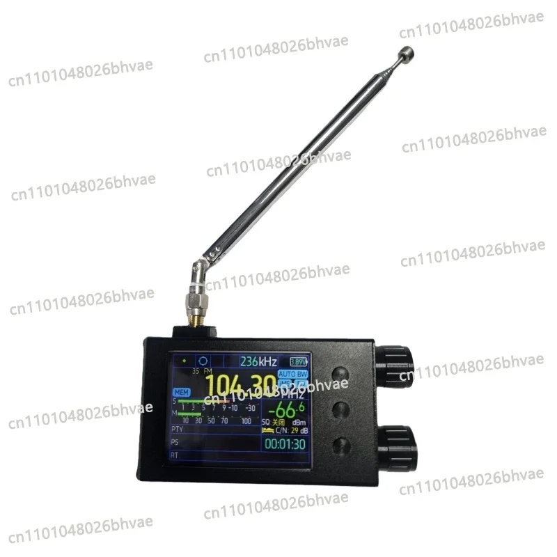 Aluminum Case TEF6686 All Band Radio Receiver 2.4 inch Touch Screen LW/MW/SW/FM/AM Portable Shortwave Radios Receiver