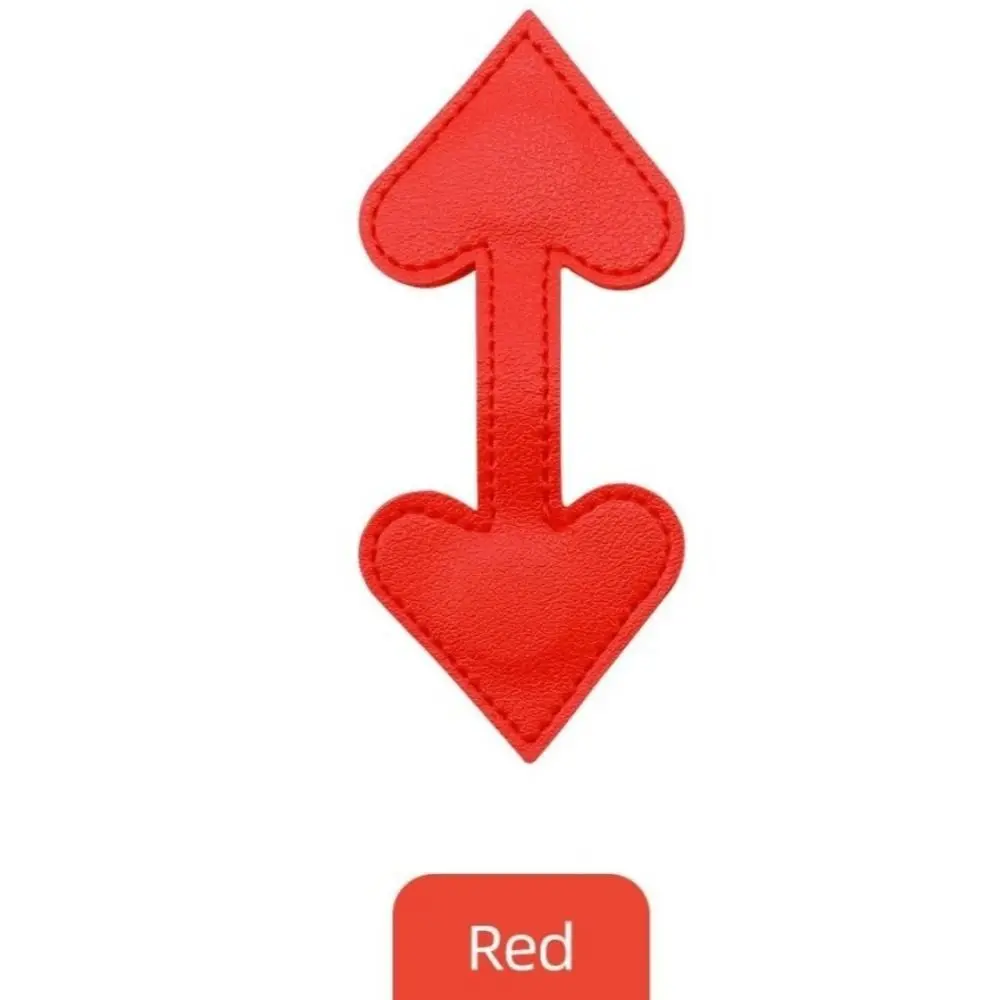 New Leather Magnetic Bookmark Multicolor Heart Shape Bookmark Clips Reusable Portable Page Divider Reading Lovers Gift