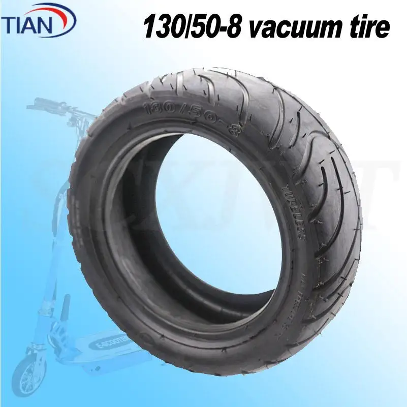 

Mini 2-stroke 38PSI tires 130/50-8 tubeless tires vacuum electric scooter