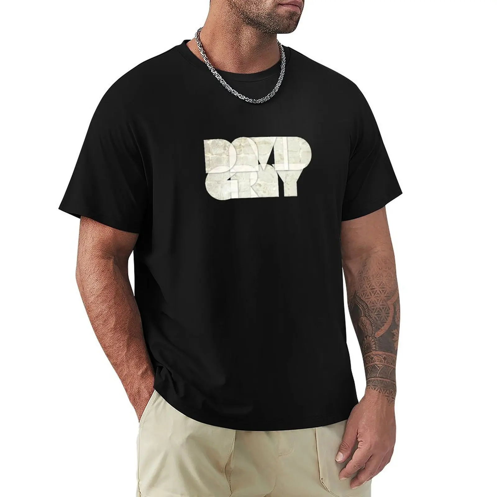 

David Gray logo T-Shirt custom t shirt basketball graphic tees mens t shirt graphic
