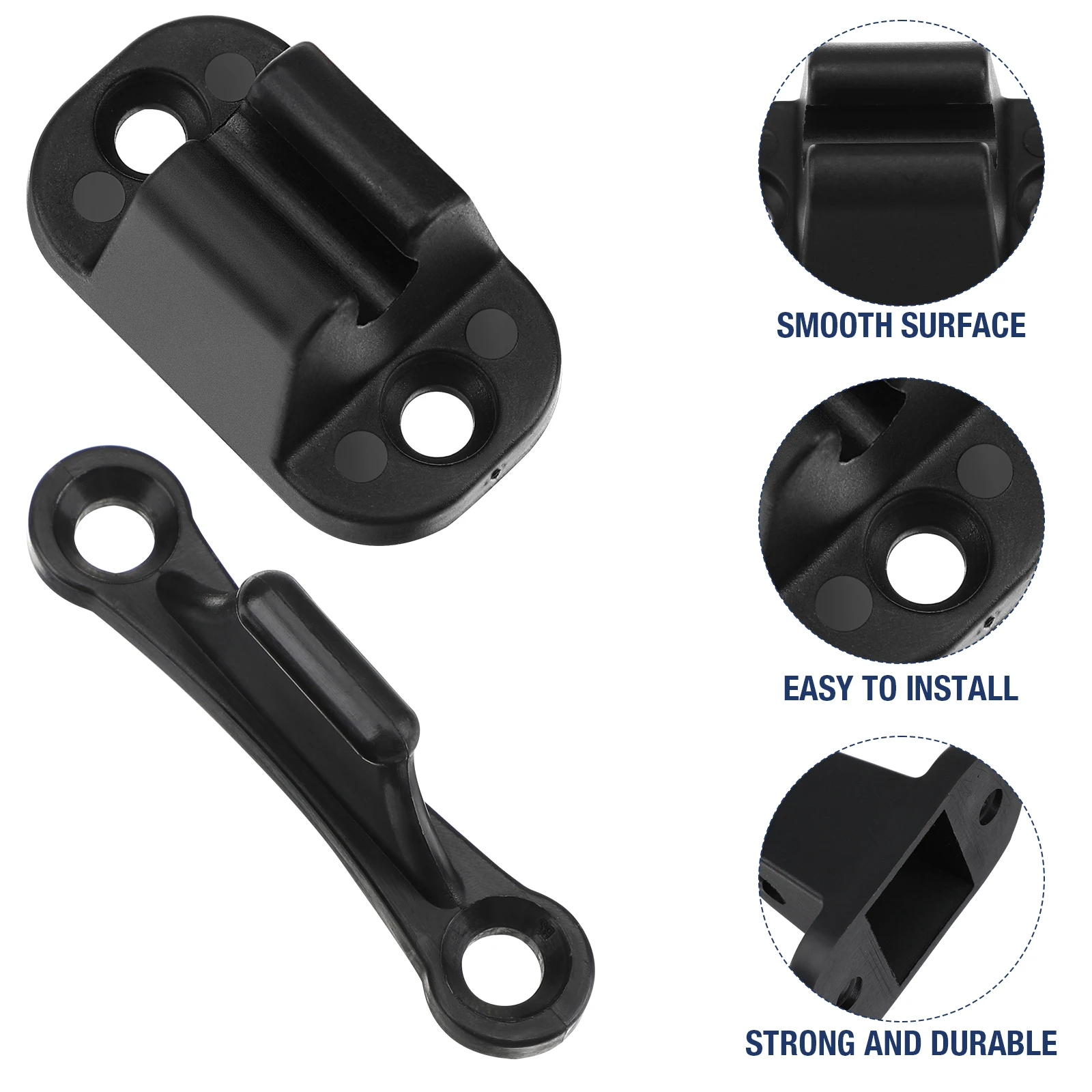 2 Pcs Hammer Door Suction Accessories Holder Catches Stop Rv Style Latch for Camper Trailer