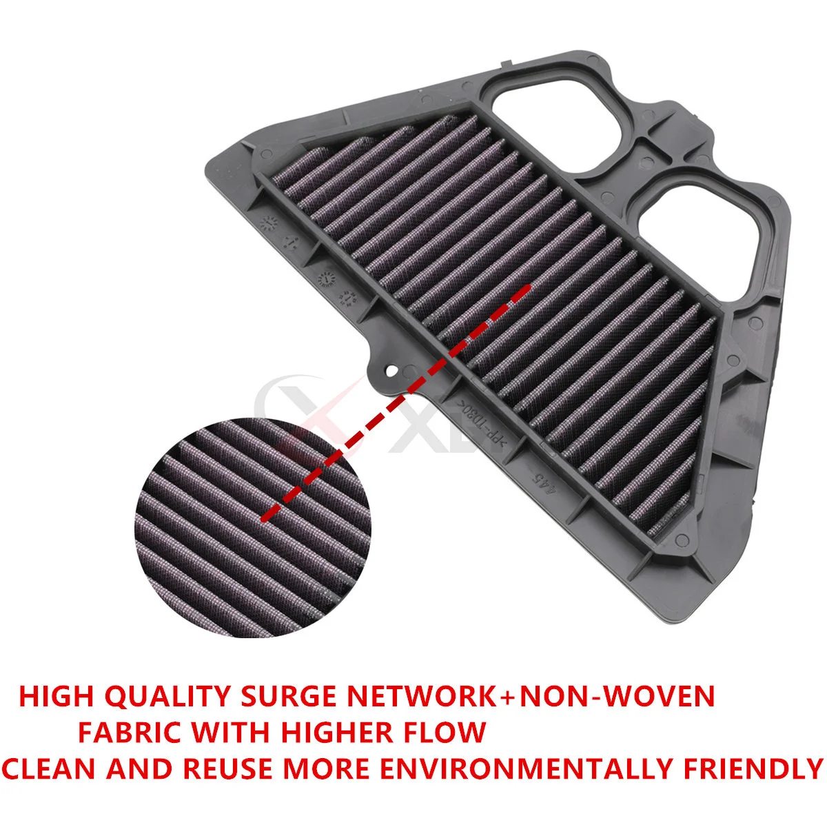 Motorcycle Air Intake Filter Cleaner For Kawasaki Z900 ZR900 2017 2018 2019 2020 2021 2022 2023