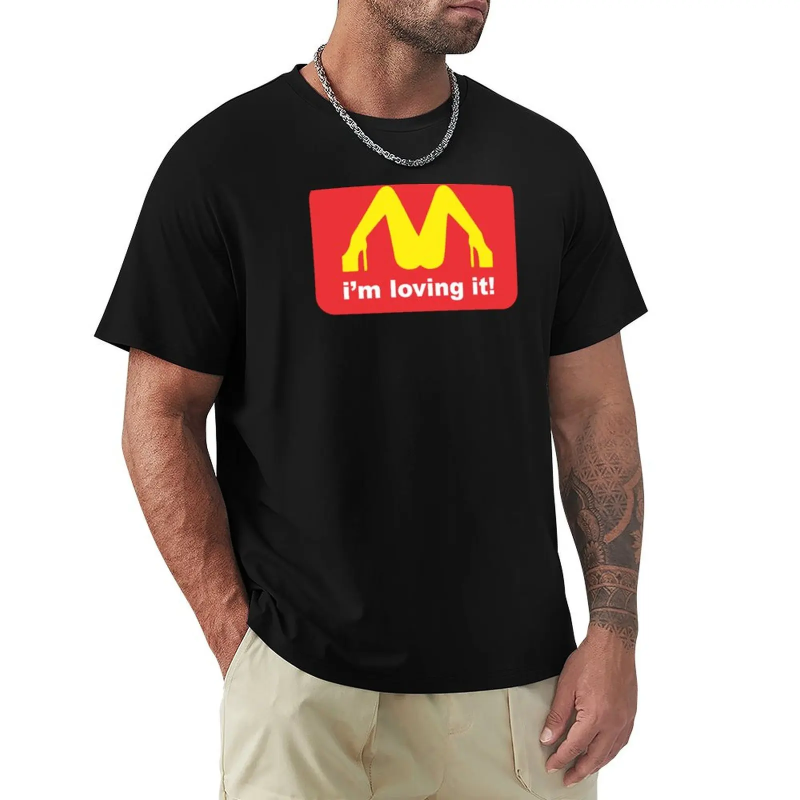 

I'M LOVING IT! (SLASH) T-Shirt oversized graphic tee sublime Personalized t-shirt boys animal print shirts men graphic