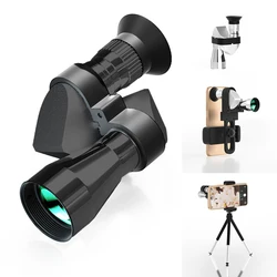 Portable Monocular Telescope 8x20 Mini Pocket Zoom Compact High Powered Adults Waterproof Small Telescope Handheld for Camping