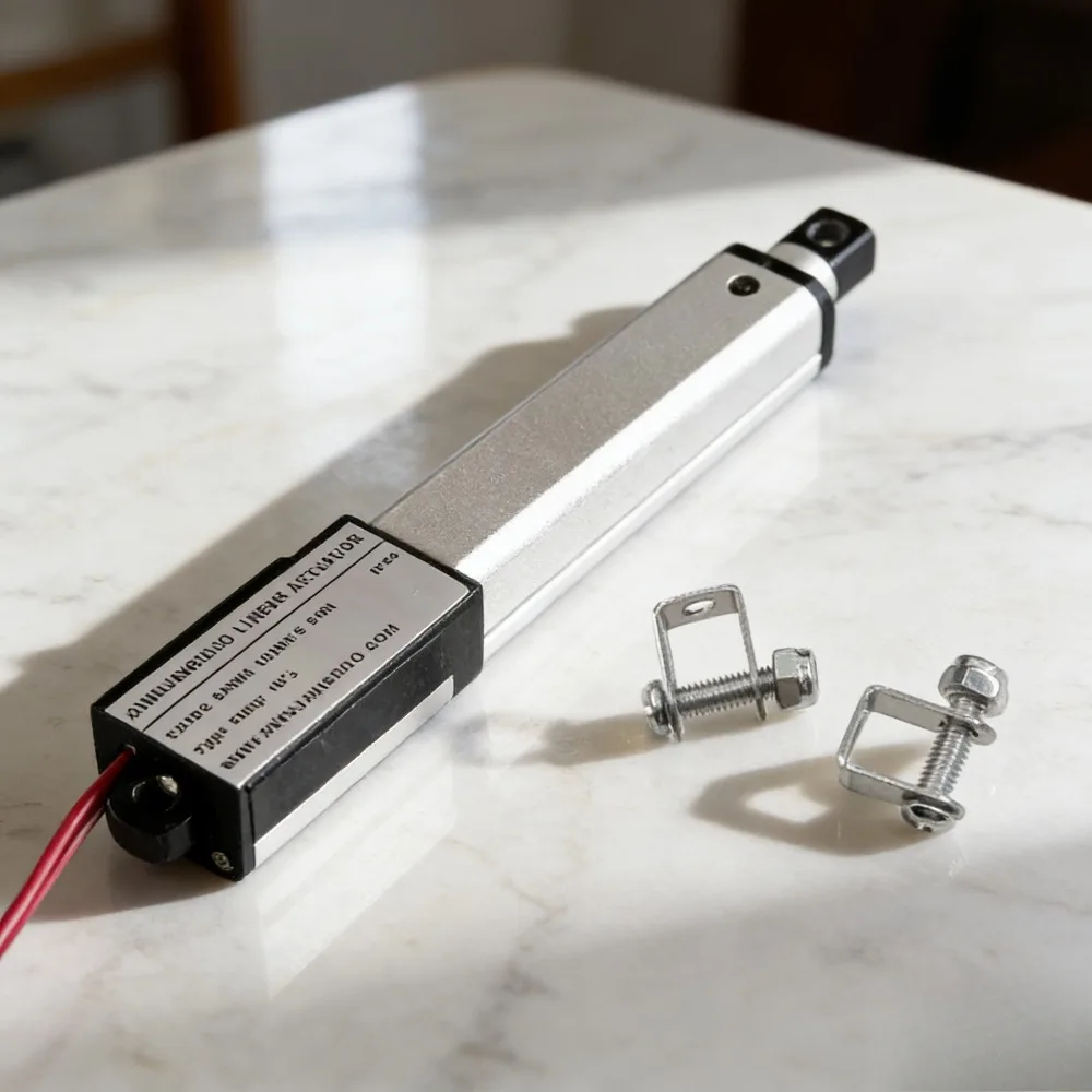 6V 12V Waterproof Micro Linear Actuator Motor with Brackets 10/21/30/50mm Stroke 30/60/90/150N