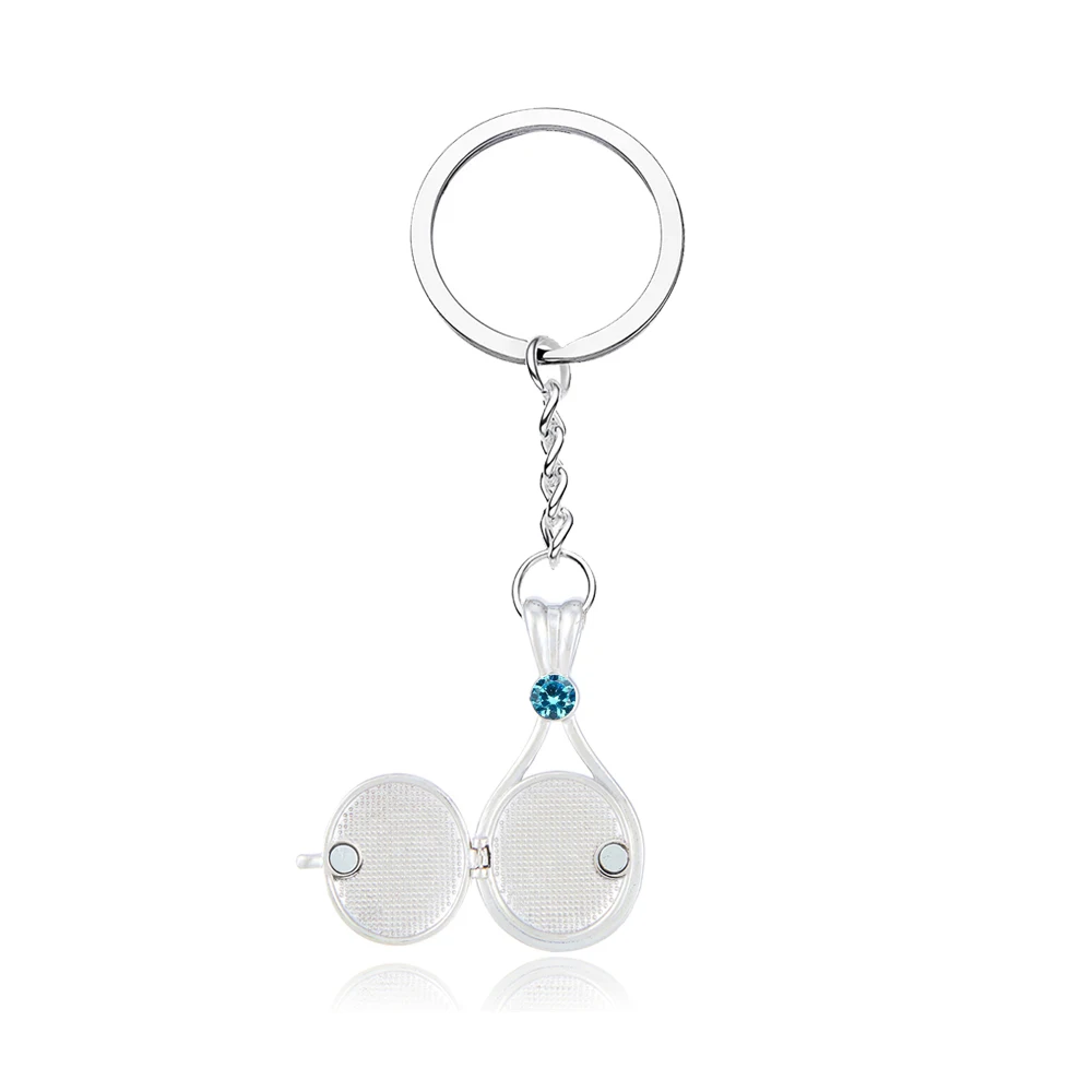 Anjj H2o Just Add Water Shell Keychain Luxurious Exquisite Silver Plated Locket Pendant Chain Jewelry for Mermaid Girl Woman
