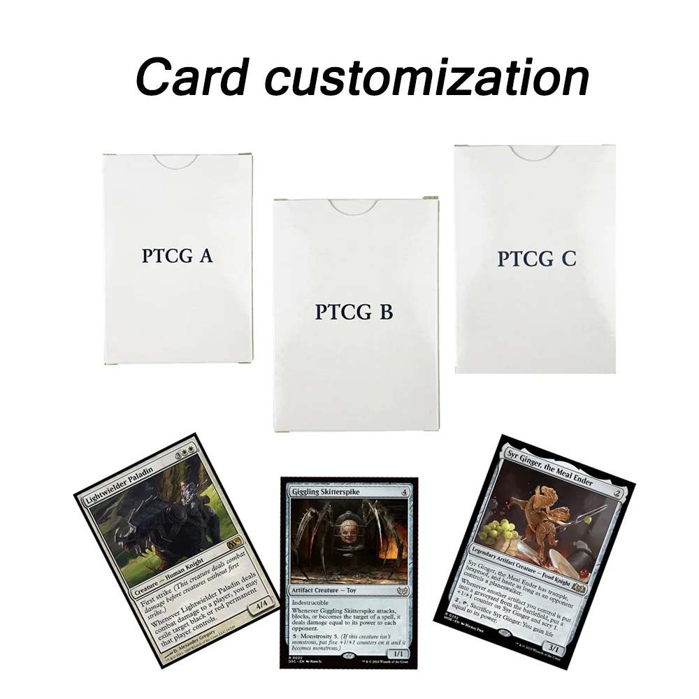 Single Choice Custom Playing Magic Proxy Cards, DIY CUSTOM Brettspiele Hochwertige Proxy-Karten