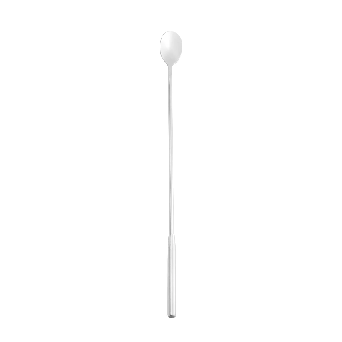 

Stainless Steel Mixing Spoon Long Handle For Coffee Cocktail Drink Heat Resistant Eco Friendly Silver Stirring