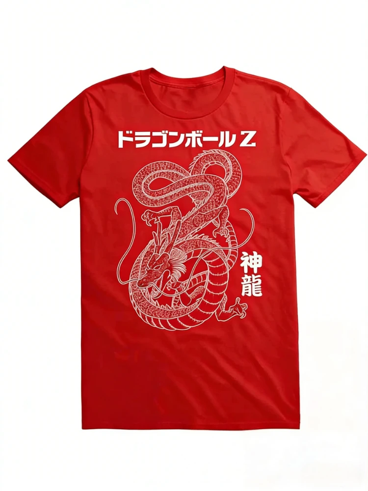 Bandai 2026 Nuovo Dragon Ball Super Wukong Jiyigong Stampato Manica corta da uomo di alta qualità Genitore-bambino T-shirt allentata di grandi dimensioni