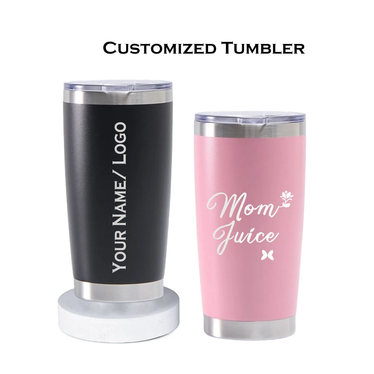 Mothers Day Gifts for Mommy Thanksgiving Christmas Gift for Mom Birthday Gifts Women's Day Gifts Customized 20oz Tumbler for Mom