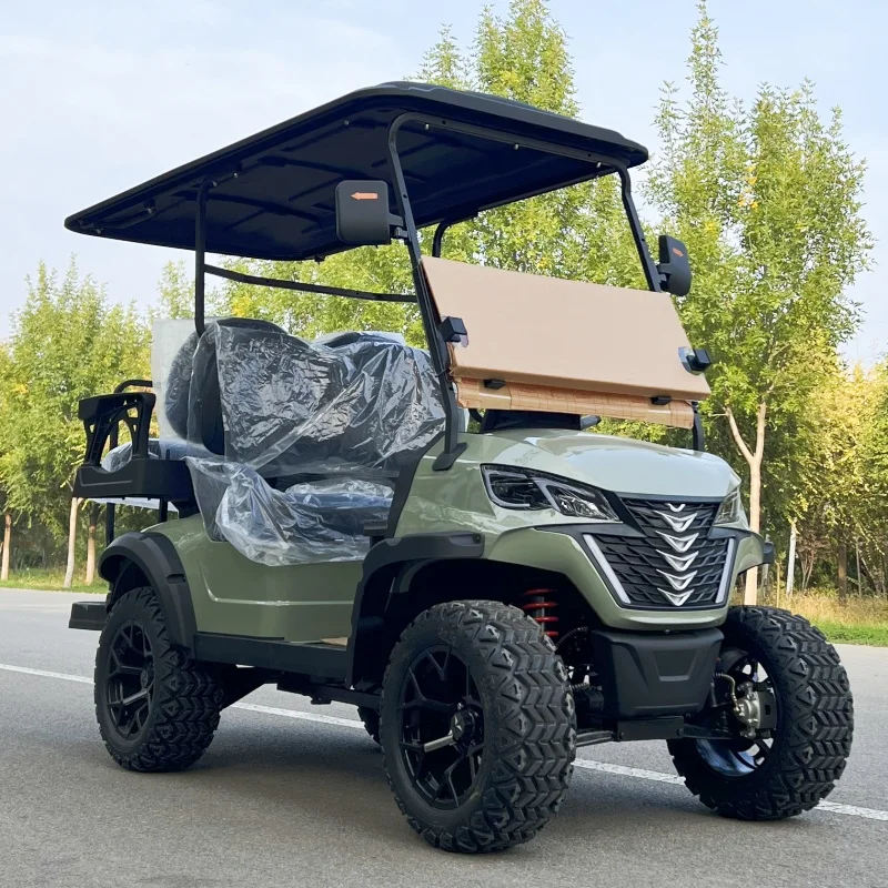 4 Wheel Drive Golf Cart lithium Powerful 7000 Watt Electric Motor 6 Seats Electric Passenger Cart for Adults UTV Electric Cart