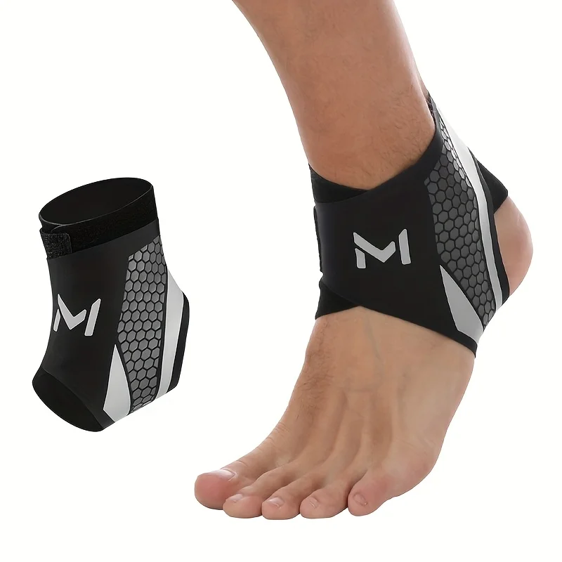 2/1 Piece Professional Ankle Brace - Lightweight Compression Design - Thin and Breathable, Does Not Stuffy the Foot - Provides Stable Support during Exercise, Reduces the Risk of Sprains, Suitable for Basketball, Runni