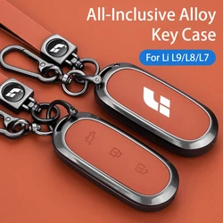 Car Key Case For Li Lixiang L7 L8 L9 2022 2023 aluminum alloy Car Key Case Shell for lixiang