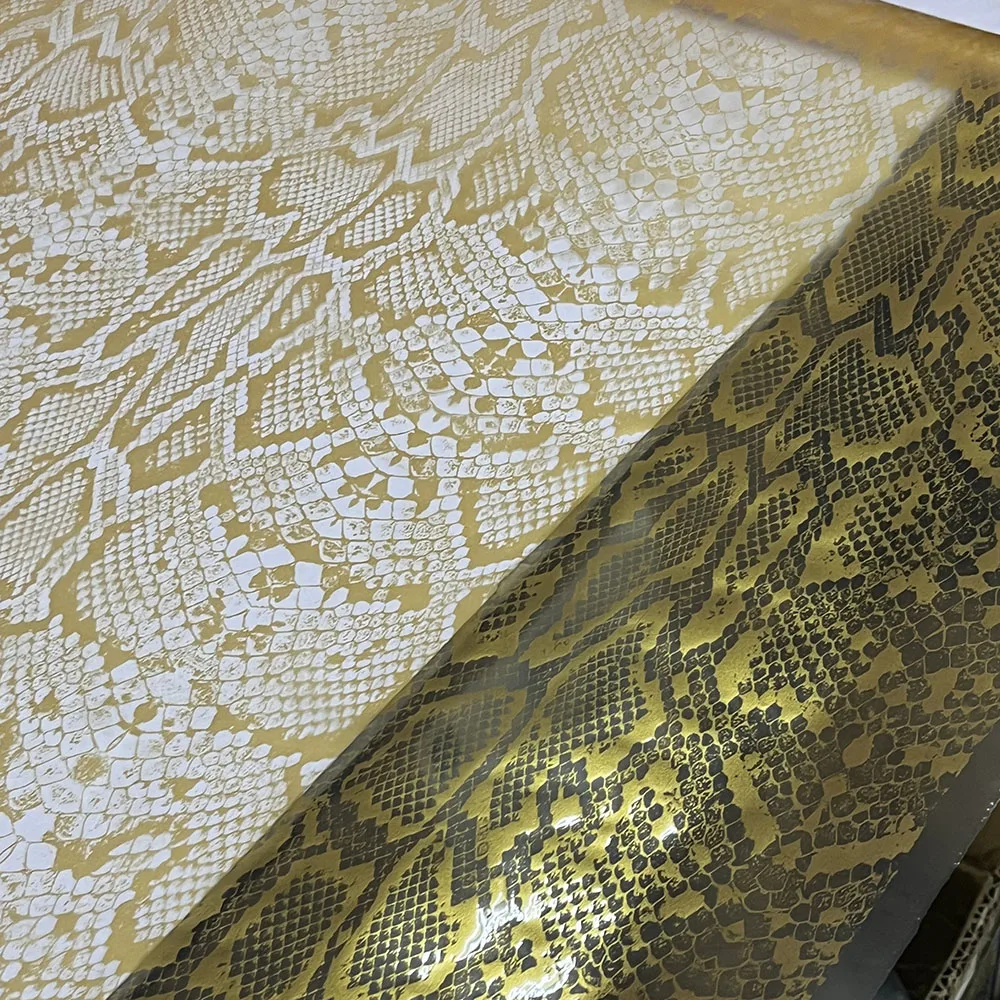 Width 90CM Water Transfer Printing Film Golden Snakeskin Pattern Hydrographic film Hydro Dip Print Film