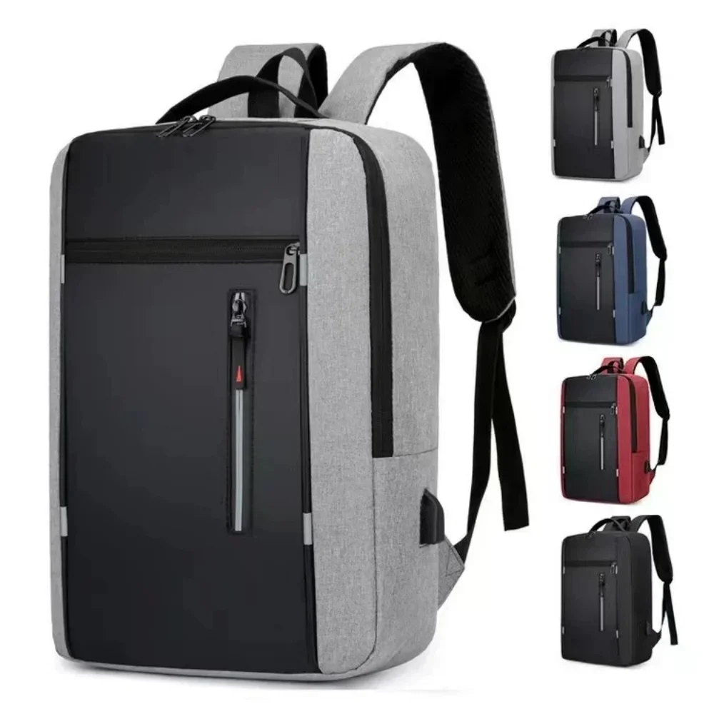 Waterproof Men's Business & School Backpack - 15.6 Inch Laptop Compartment, USB Port & Large Capacity
