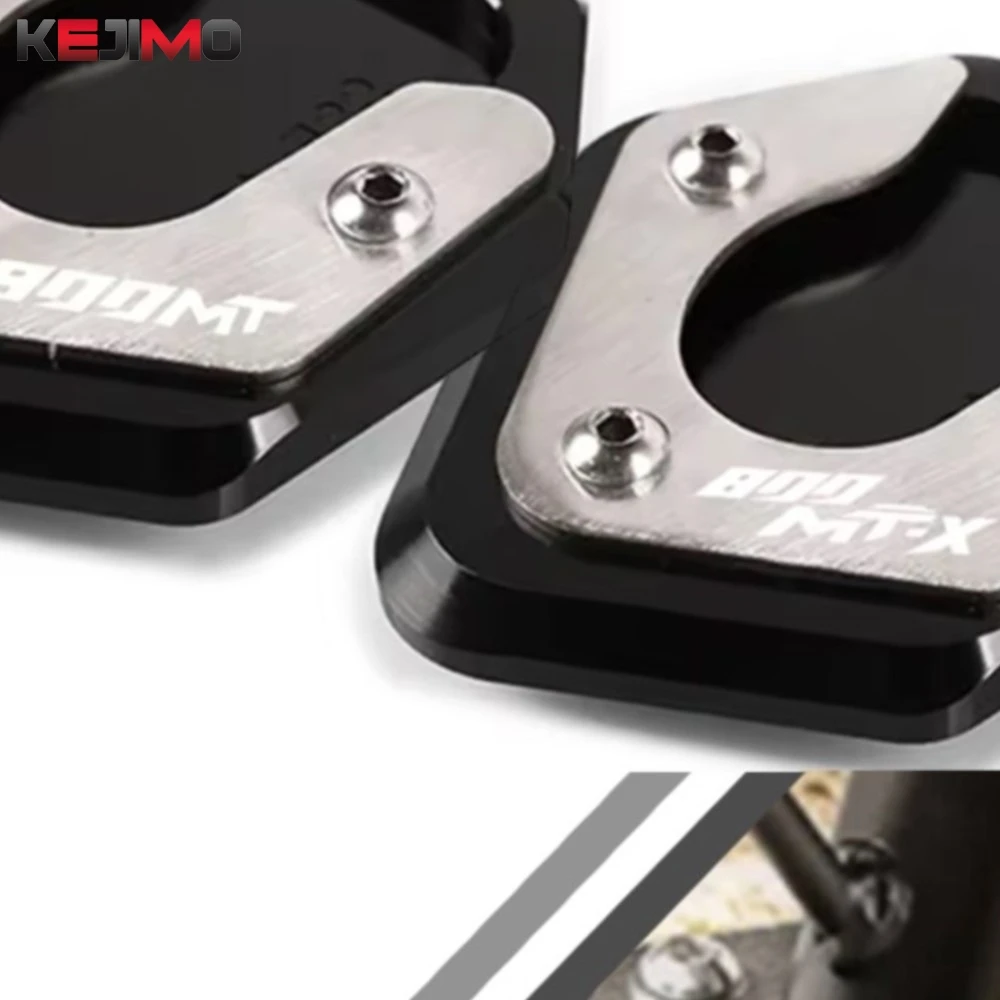 

800mt 800MT-X MTX 800 MT 2021 - 2025 2026 CNC Motorcbike Kickstand Side Stand Enlarger Extension Plate Pad Aluminum For Cfmoto