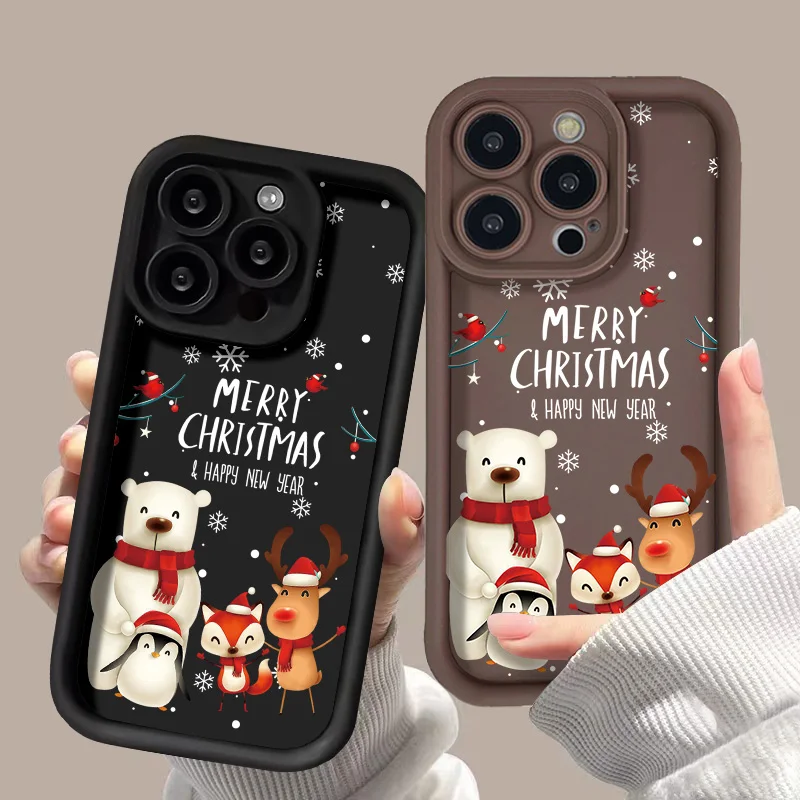 

Christmas Gift Case For Samsung S21 S20 FE S23 S22 Plus S24 Ultra A55 5G A54 A53 A52 A35 A34 A33 A32 A16 A15 A14 A13 Soft Cover