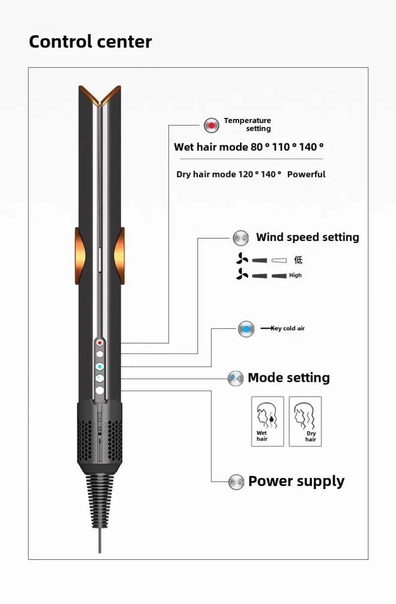 Secador de pelo alisador férula alisador secador de pelo peine rizador Escova Cabelo Escova Secadora Rotativa