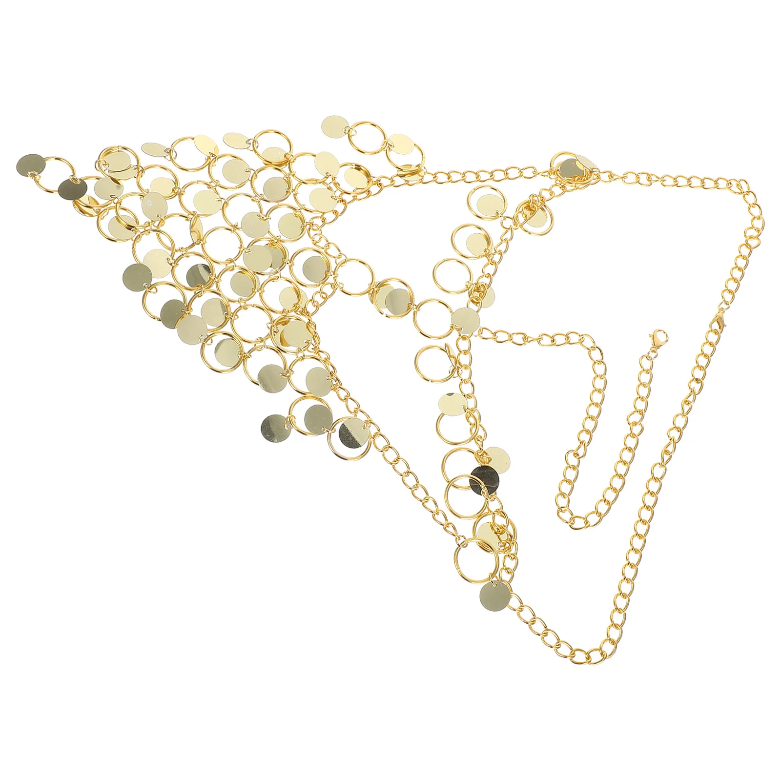 

Face Chain Mask Tassel Gold Masquerade Coin Veil Headwear Belly Dancer Accessories Halloween Party Dance Play Cosplay Jewelry