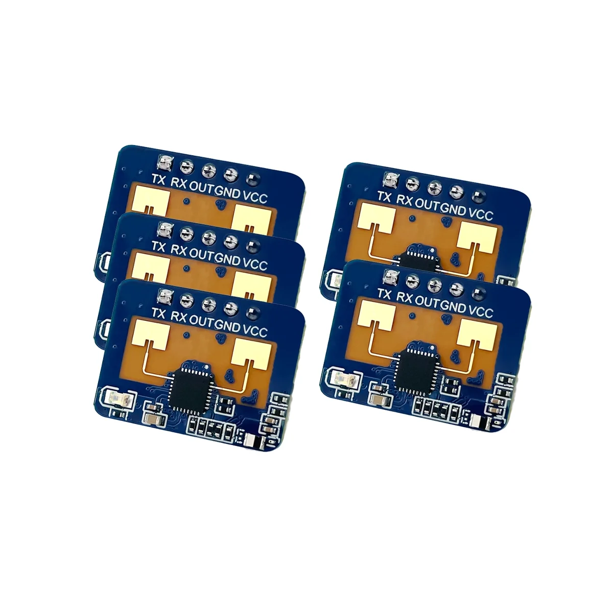 

5 Pcs 24G mmWave HLK-LD2410C Human Presence Radar Sensor Motion Detection Module