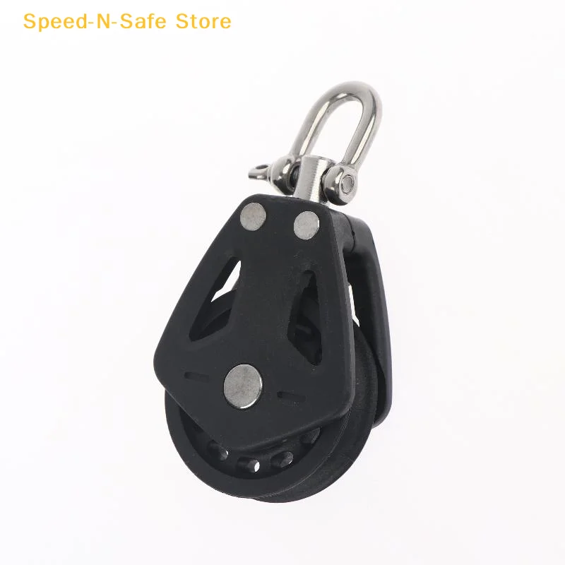 High Load Rope Runner Sheave Block Plain Bearing Universal Wearproof for Sailboat Marine Sailing Rigging Work