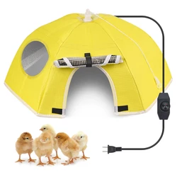 110V/220V New Electric Chick Brooder Heating Cover Chick Cage Heater Chicken Warmer Easy To Install Convenient Time-saving