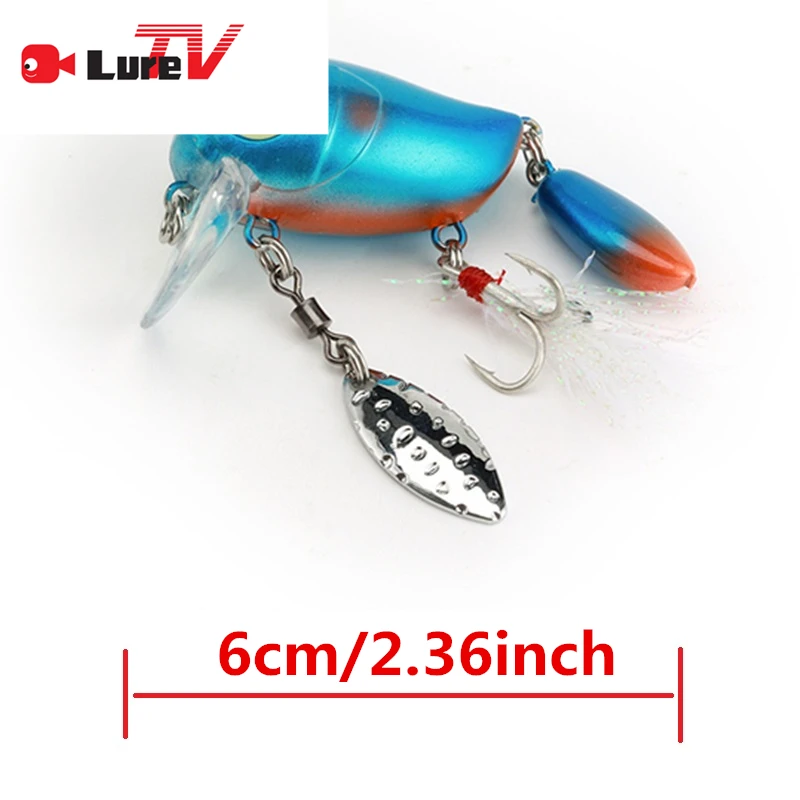 luretv Jackall SAME STYLE 1PCS water surface lure MICRO TAPPY floating rock fat guy