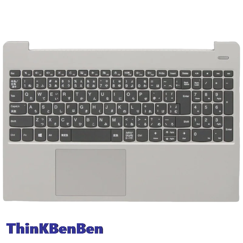 JP Japanese Grey Keyboard Upper Case Palmrest Shell Cover For Lenovo Ideapad S340 15 15IWL 15IML 15API 15IIL 5CB0S18689