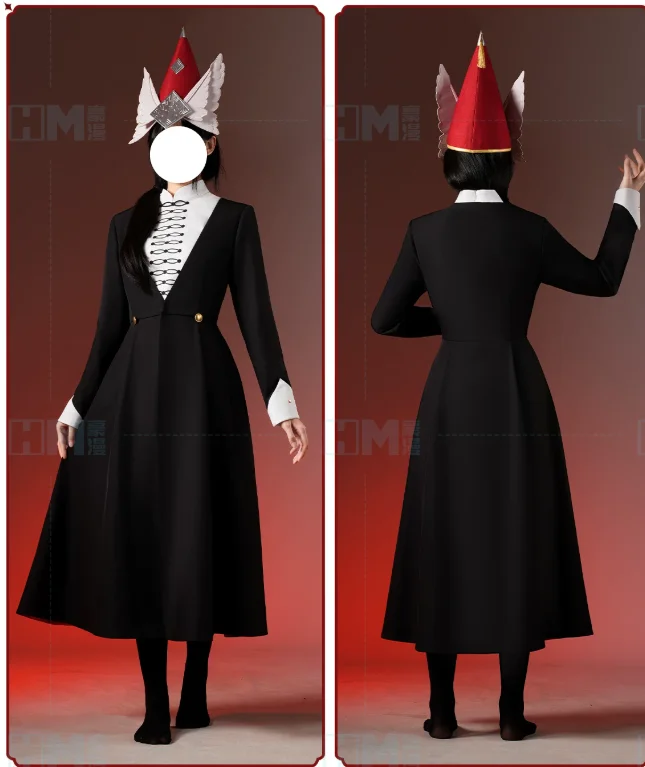Īsuhīsu Witch Hat Atelier Easthies Cosplay Costume Halloween Party Gorgeous Uniform Cloak Wig Accessories Props Men women suit view 4