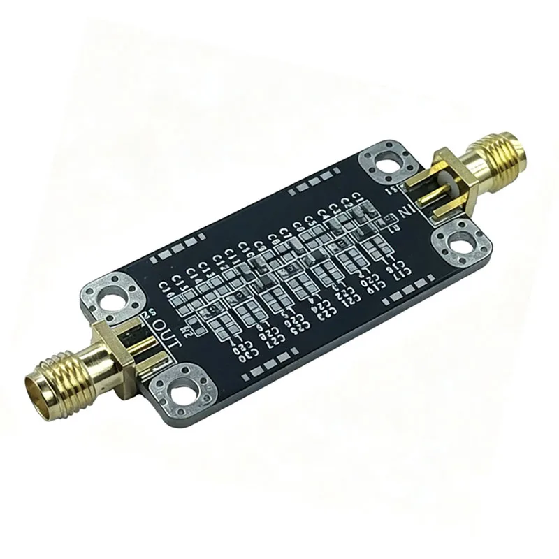 7th-Order Passive LC Filter (Low/High-Pass), 50Ω SMA, 9-10MHz, 0dB Gain, for RF Signal Processing