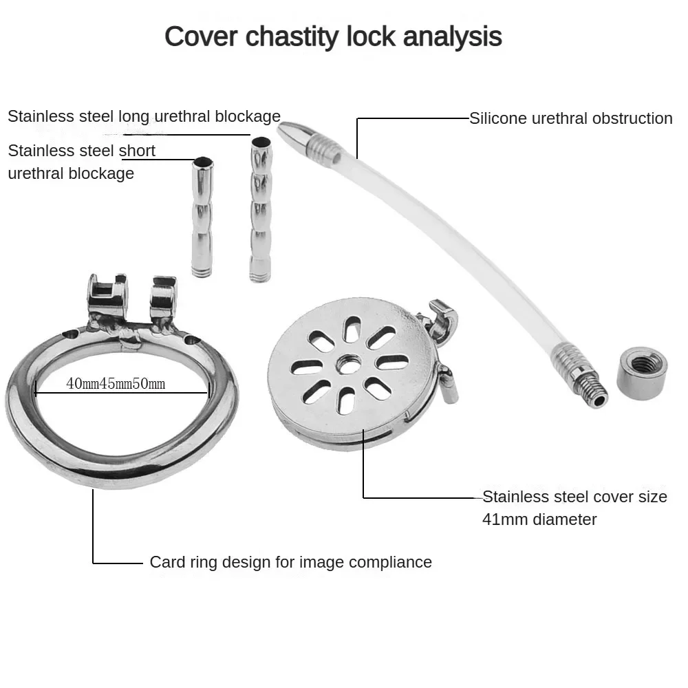 Мужская клетка верности из нержавеющей стали, устройство верности, клейка для пениса, кольцо на член с замком, секс-игрушки для мужчин, БДСМ, Сисси Девиность