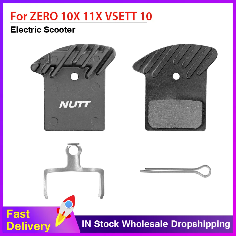 For ZERO 10X 11X VSETT 10 Semi-Metallic Brake Pad Hydraulic Brake Pad for Kugoo G1 Scooter Hydraulic Caliper for Dualtron Prats