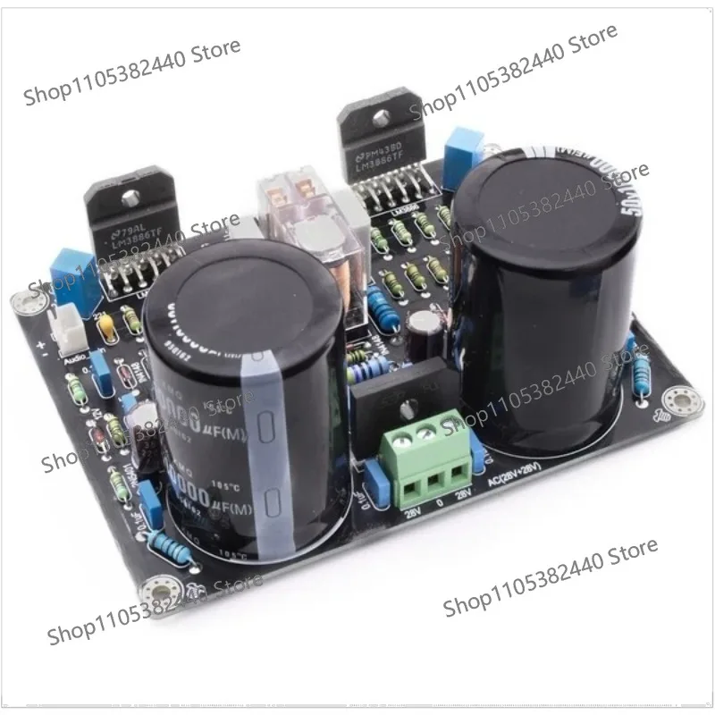 For LM3886 Dual 68W Amplifier Board, DC Servo Current Dynamic Feedback Power Amp