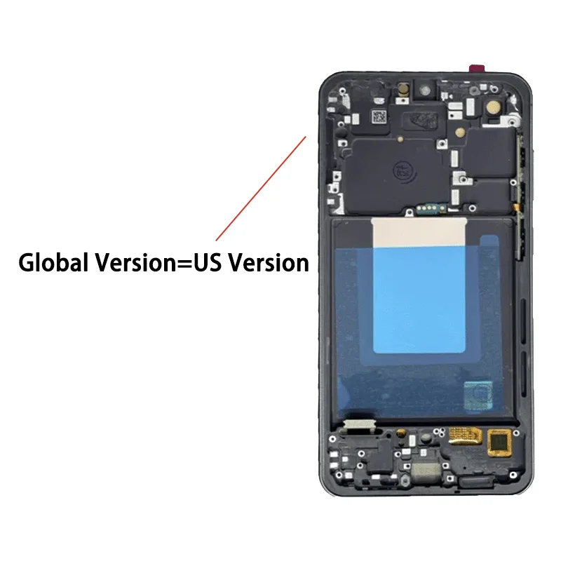 6.7'' Super AMOLED do Samsunga S24 FE 5G S721B S721U S721W S7210 LCD S24FE Wyświetlacz z Ekranem Dotykowym i Digitizerem w Zestawie — zdjęcie produktu 5