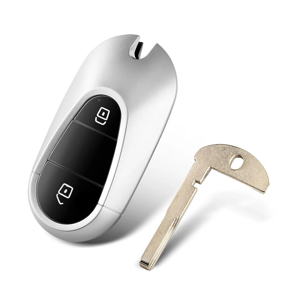 KEYYOU 1 Uds modificado para Mercedes Benz Clase S actualización remota carcasa de llave de coche inteligente para BMW Mercedes Benz BGA 2000 + año