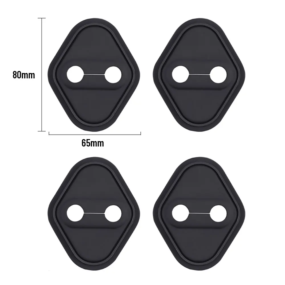 

4pcs Car Decorat Accessories Silicone Protecte Auto Door Lock Latch Shock Absorber Cover For HONDA ZR-V 2022-2024