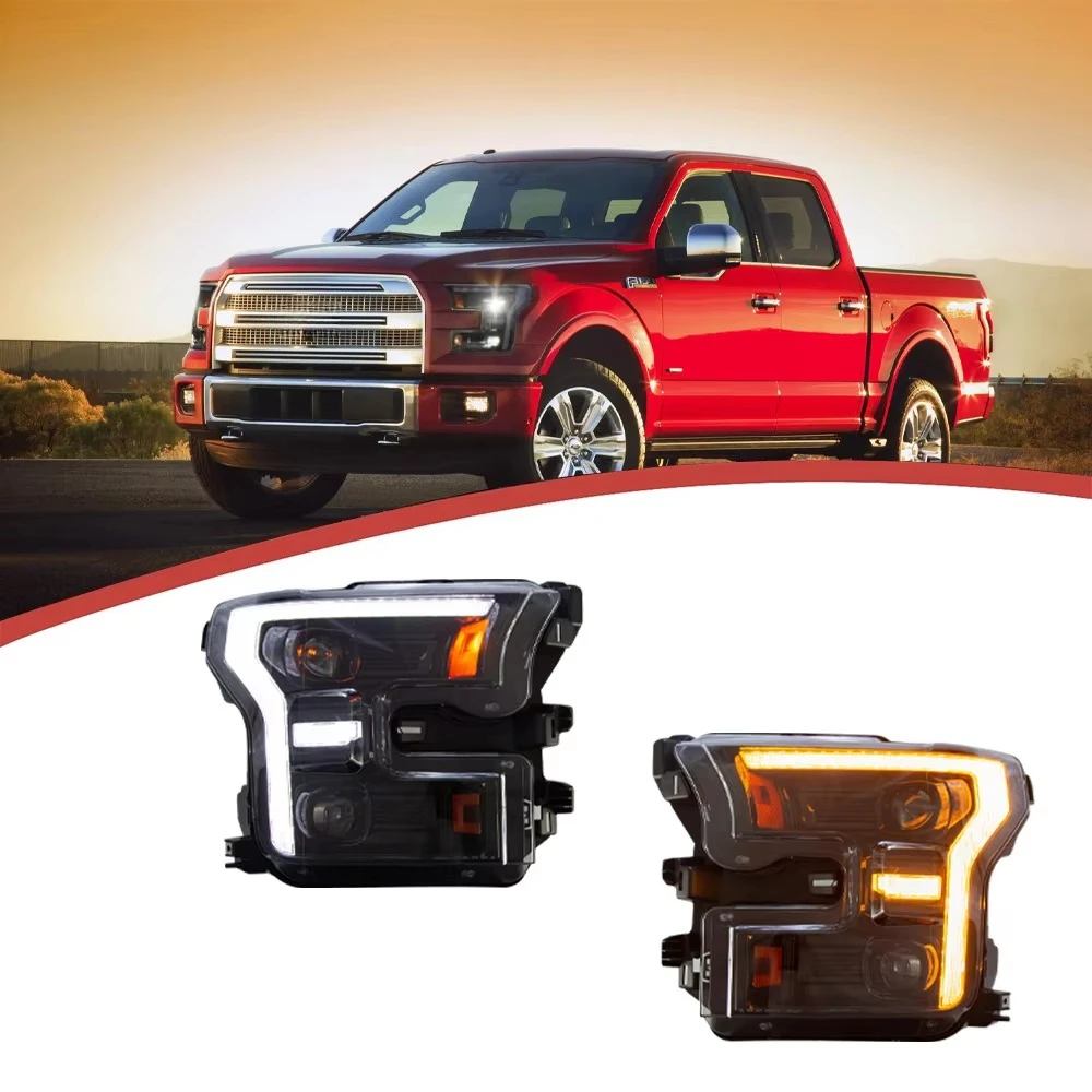 

Фары в сборе DK Motion Factory LED для Ford Raptor F150, 2015-2020 гг.