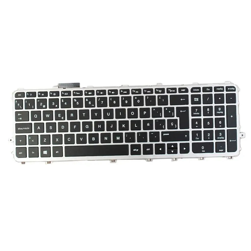 Retroiluminação de layout espanhol para teclado de laptop 15-J 17-0626AS2