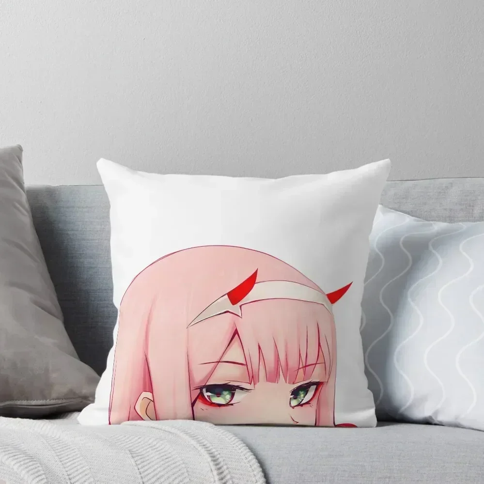 

ZERO TWO PEEK, darling in the franx Throw Pillow christmas pillowcases Luxury Pillow Cover Sofa Cushions pillow