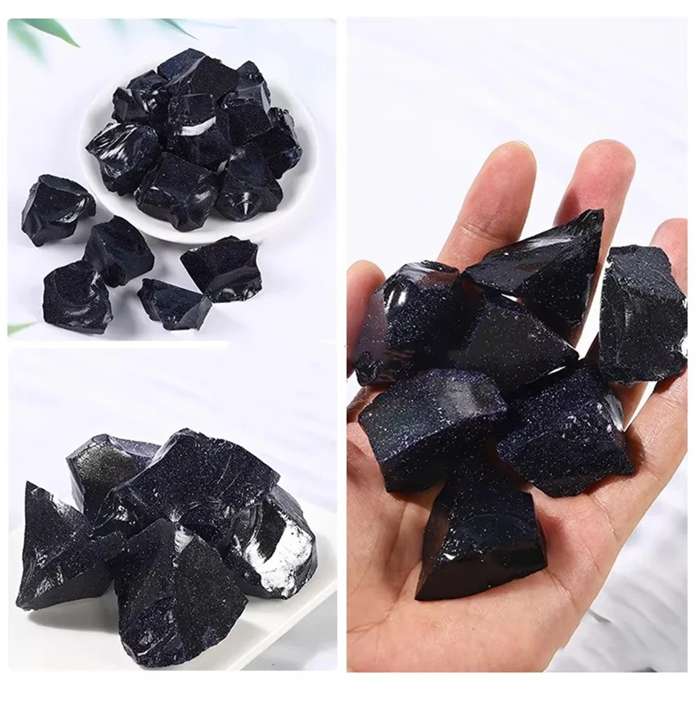 Synthetic blue sand stone raw stone aquarium filter multi meat shop diffuser stone aromatherapy stone home without fire aromathe