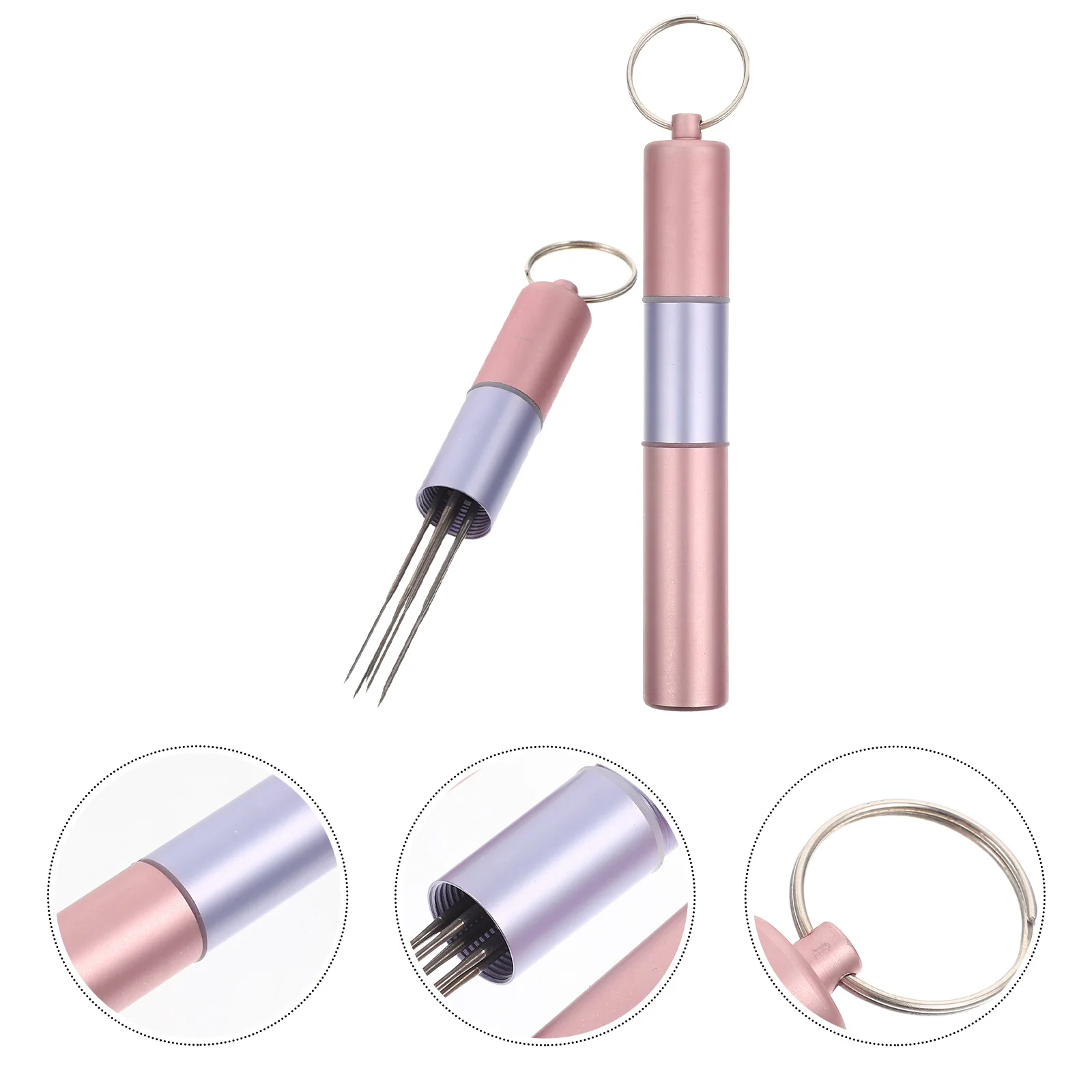 

1 set 1 Set Embroidery Punch Needle Tool For Diy Sewing Craft Durable Light Practical Handle Needles Felting Wool Tools Knitting