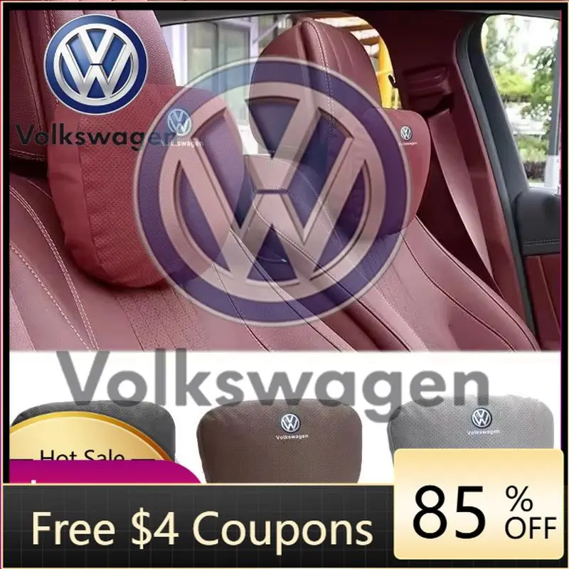

Car Sticker 2026 Hot Styling Mouldings For VOLKSWAGEN VW Suede Car Interior Headrest Neck Supportor Pillow For Volkswagen Golf P