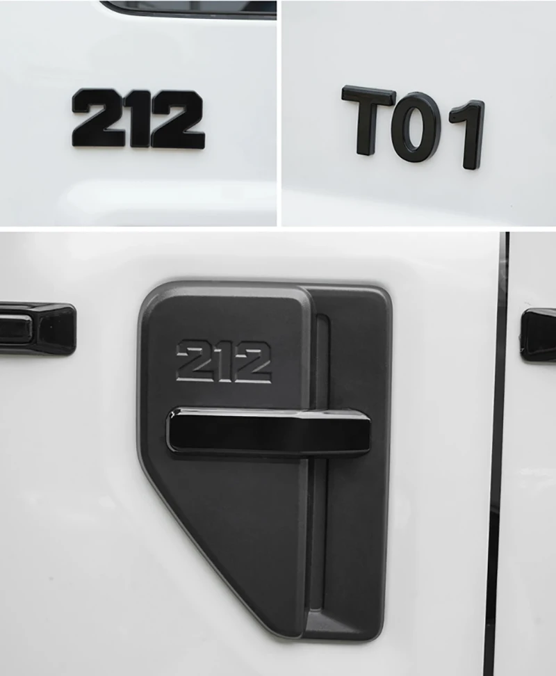 سيارة رسالة شعار ملصق صالح ل BAIC 212 T01 تعديل غطاء السيارة شعار الباب الخلفي لاصقة تزيين ورقة مجلس لاصقة تزيين #6