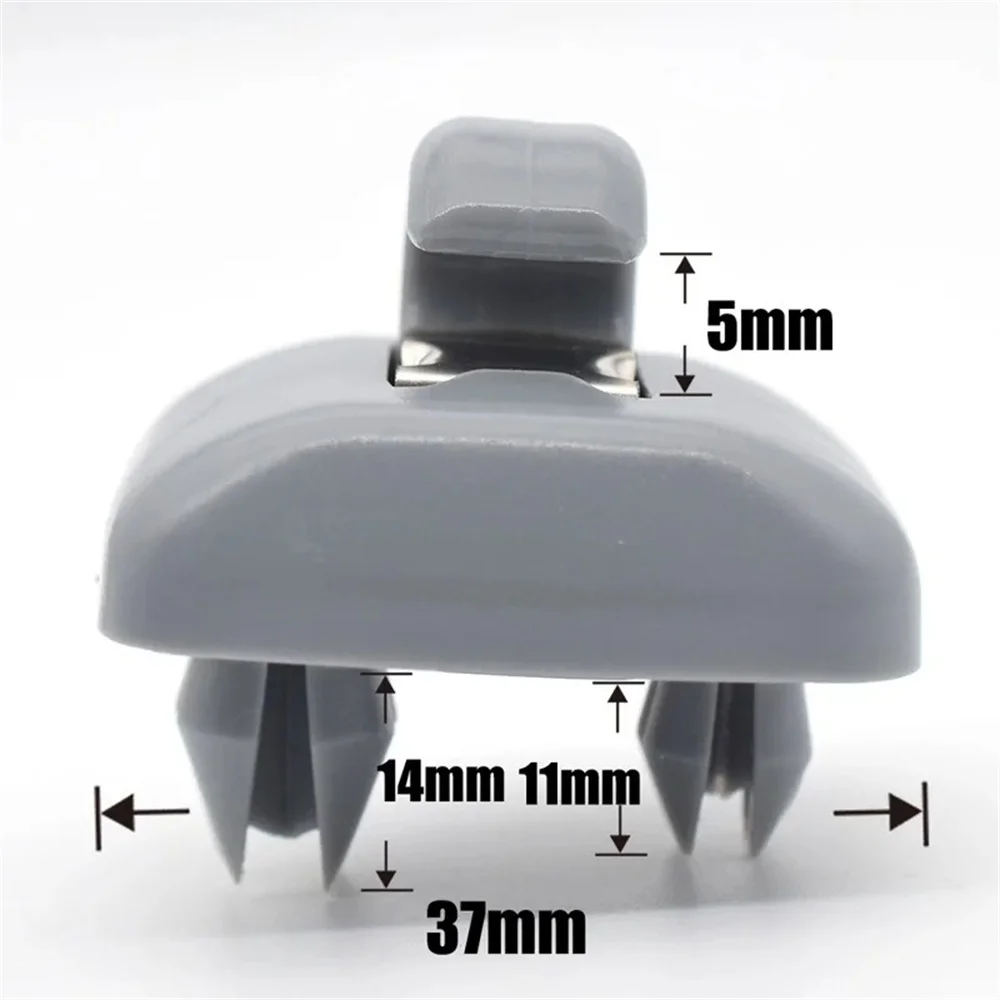 Car Sun Visor Clip Holder Interior Sun Visor Retainer Hook Clip Bracket Hanger For Audi A1 A3 A4 A5 Q3 Q5 S3 S4 S5 TT Allroad