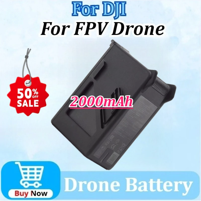 

22.2V 2000mAh 44.4Wh Intelligent Flight Battery For DJI FPV Drone / FPV Hub High Quality Up To 20 Minutes Light Time Accessories