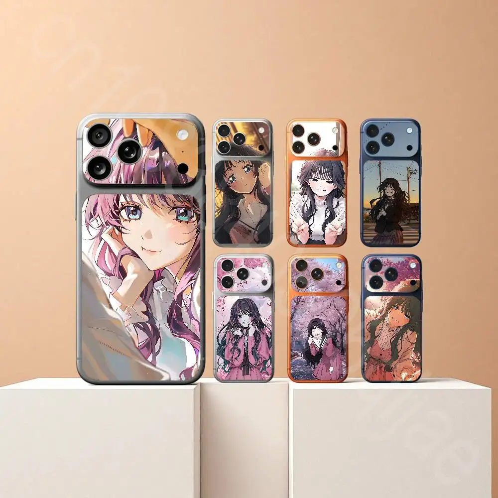 

K-Kaoruko Waguri For iPhone 17pro or 17proMax Full body Back Cover Decal Skin Colorful Rear Protective Sticker Film